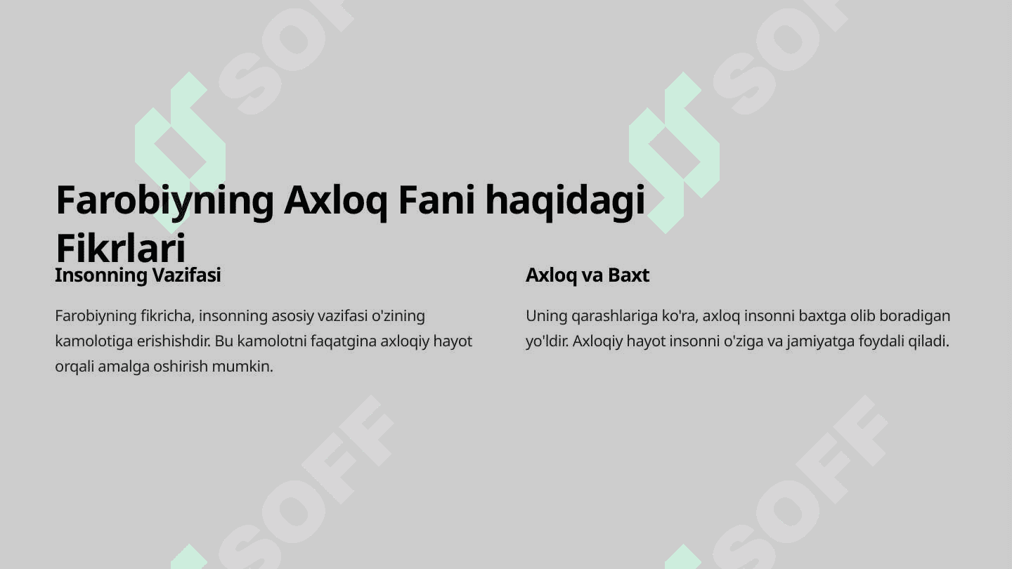 Farobiyning Axloqqa oid Qarashi 2