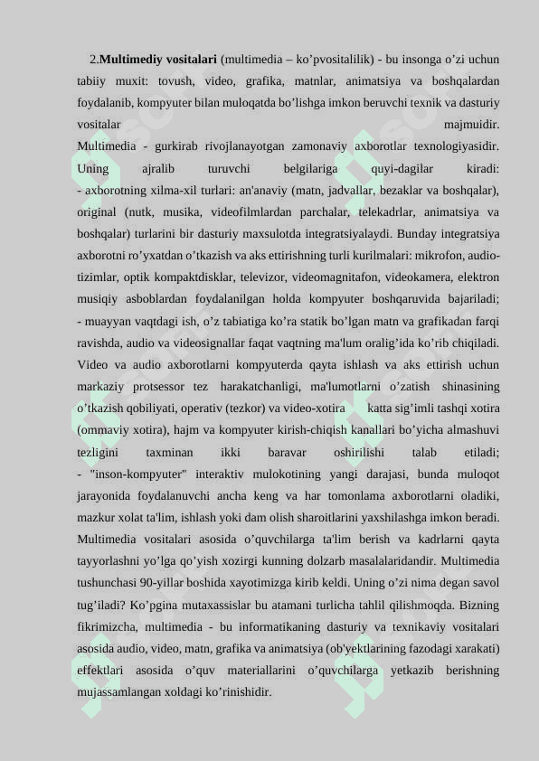 Ta’limda multimedia texnologiyasini tatbiq etish 3