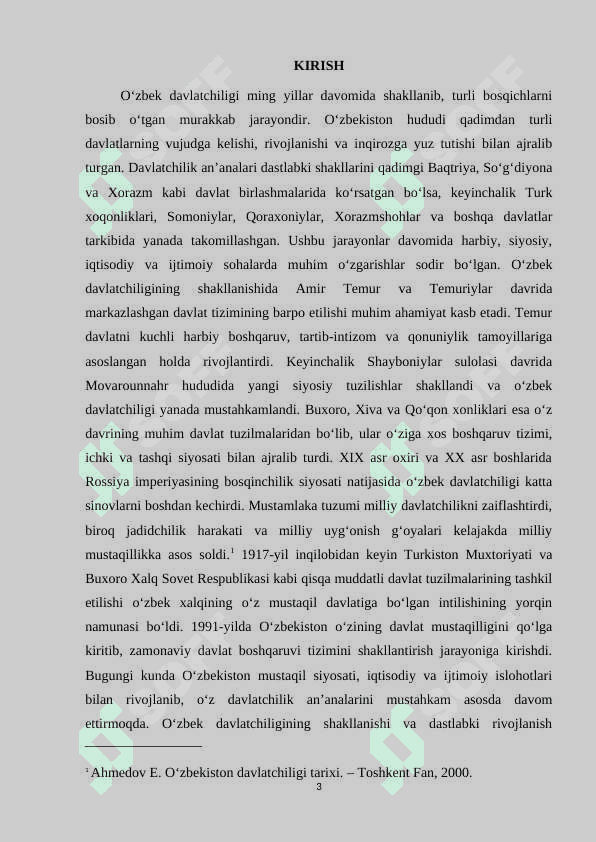 O'zbek davlatchilikining shakllanishi va daslabki taraqiyot bosqichlari 3