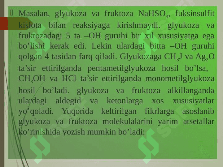 Uglevodlar 7
