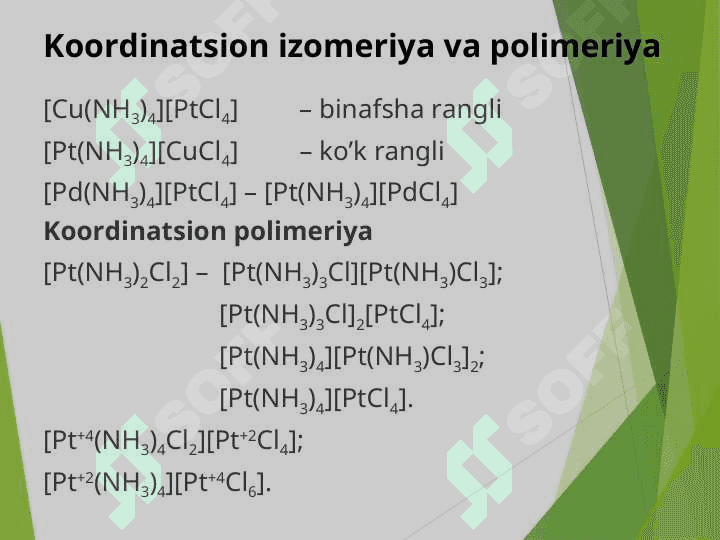 Kompleks birikmalarda izomeriya hodisasi 4