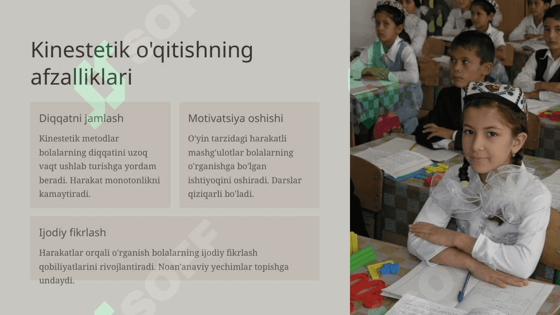 Boshlang'ich sinflarda kinestetik o'qitish metodlari 4
