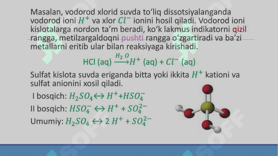 Kislota-asosli muvozanat. Bufer sistemalar. Kompleks birikmalar 4