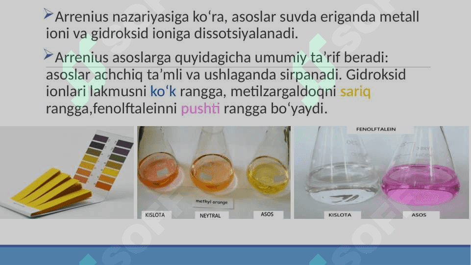 Kislota-asosli muvozanat. Bufer sistemalar. Kompleks birikmalar 5
