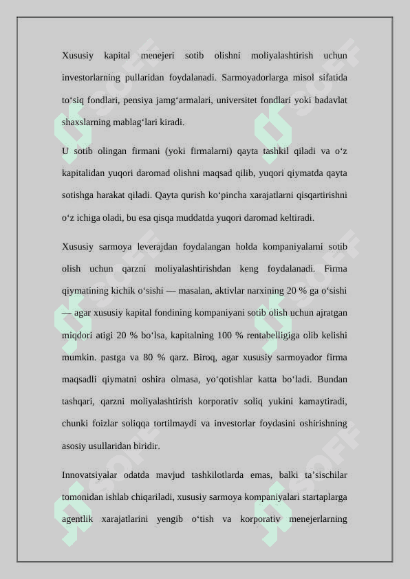 Xususiy kapital haqidagi hisobot 3
