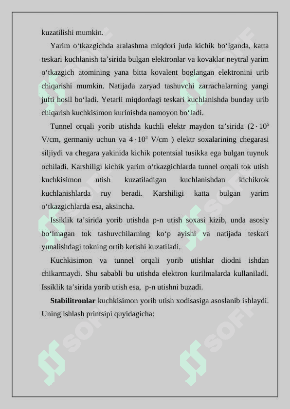 Yarim o'tkazgich yarim o'tkazgich kontakti 4