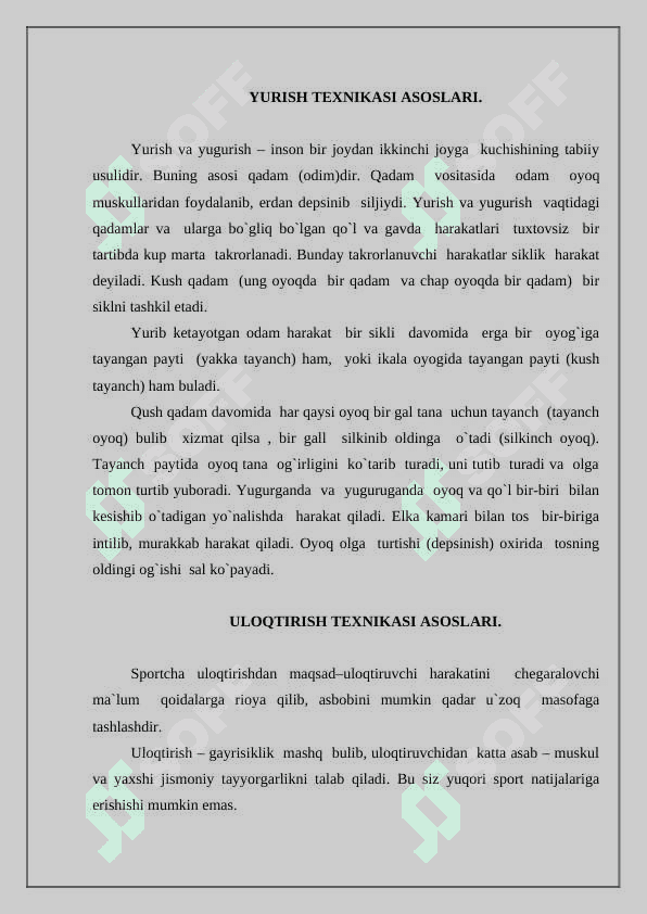 Yengil atletika turlari texnikasining asoslari 3