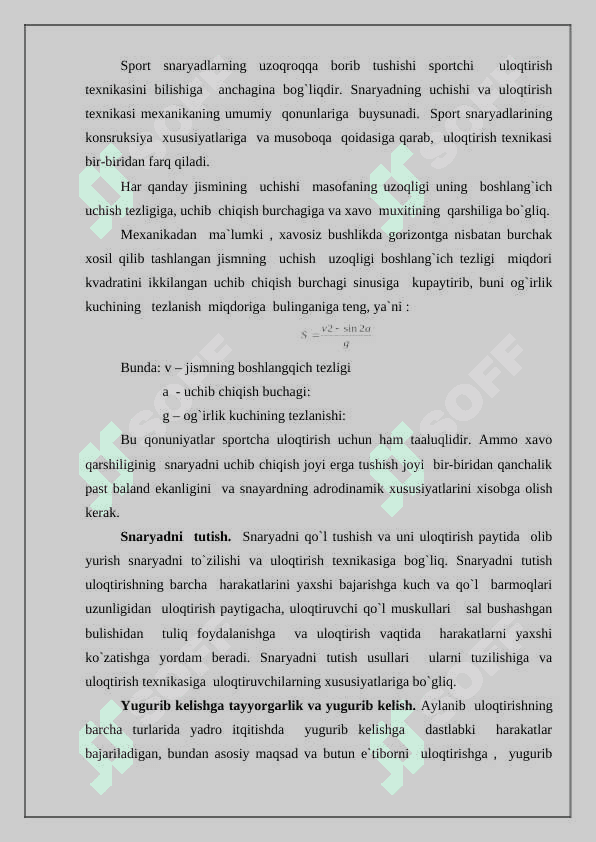 Yengil atletika turlari texnikasining asoslari 4