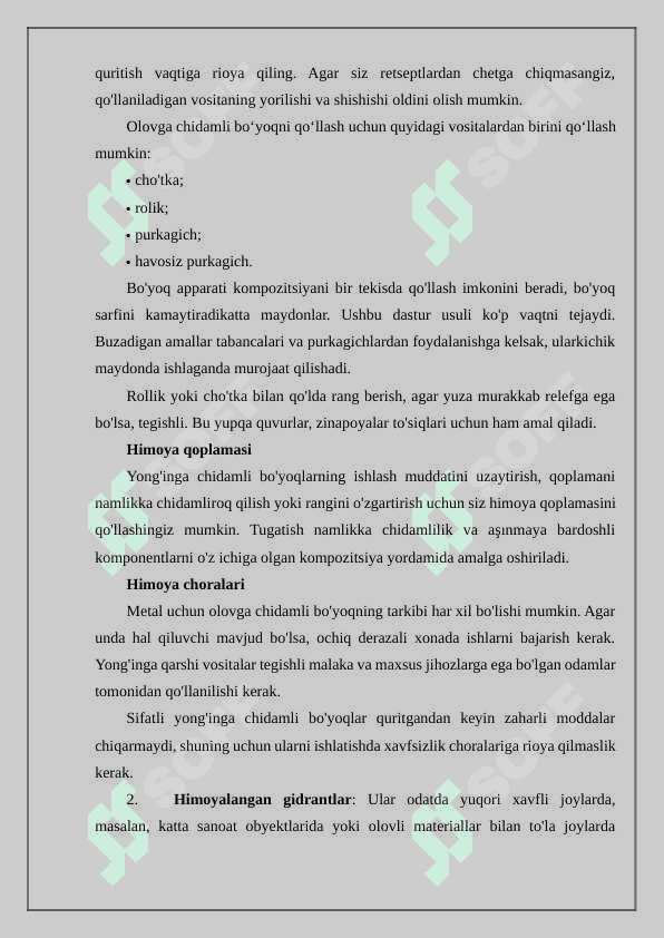 Yong'inga qarshi gidrantlar 4