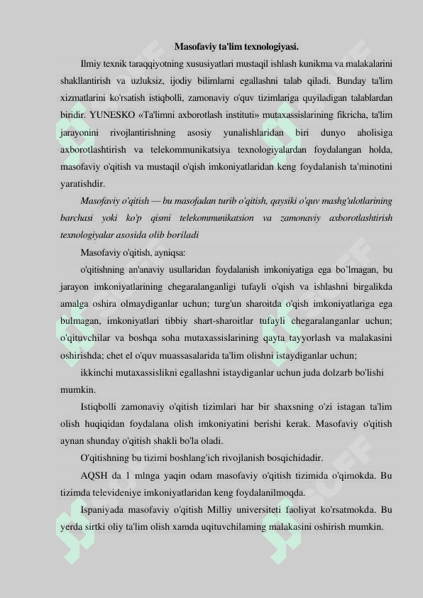 Individuallashtirilgan o'qitish texnologiyasi 4