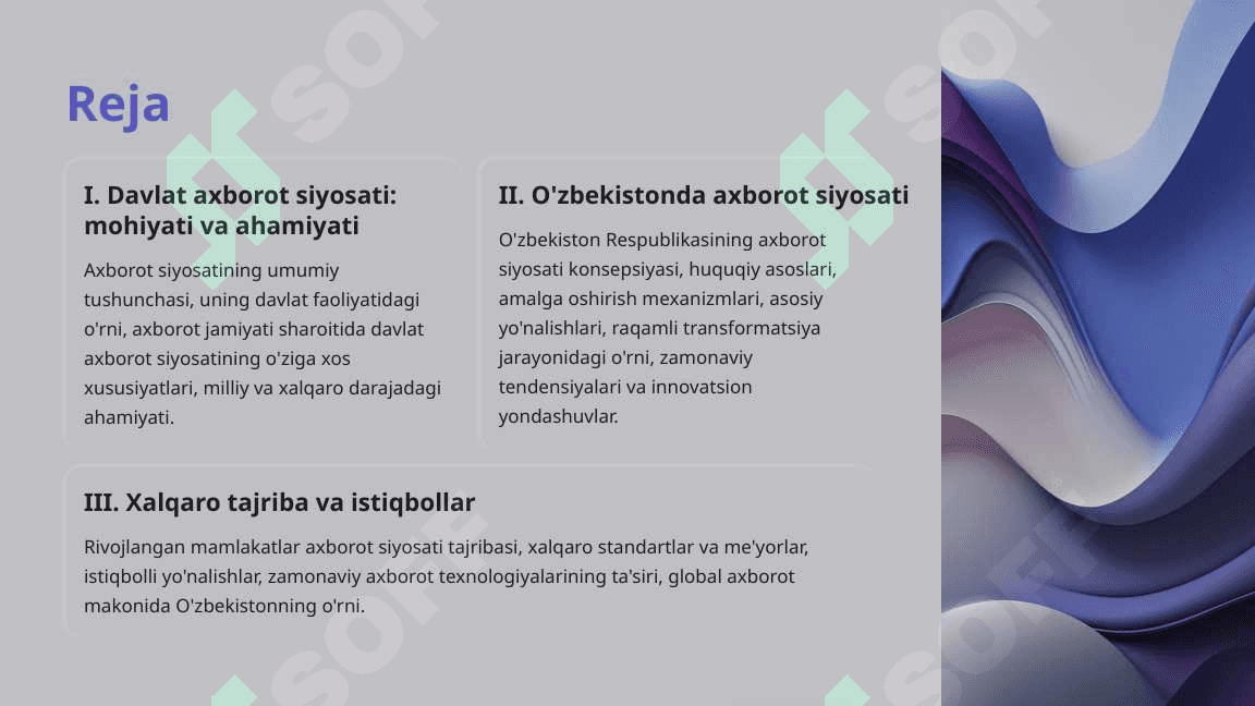 Davlatning axborot siyosati 2