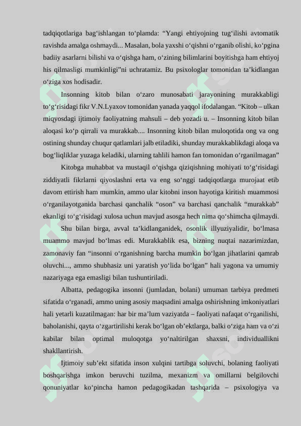 Kitobxonlik faoliyatini shakllantirish 3