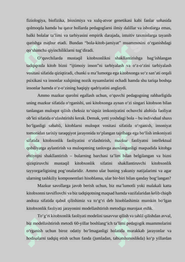Kitobxonlik faoliyatini shakllantirish 4