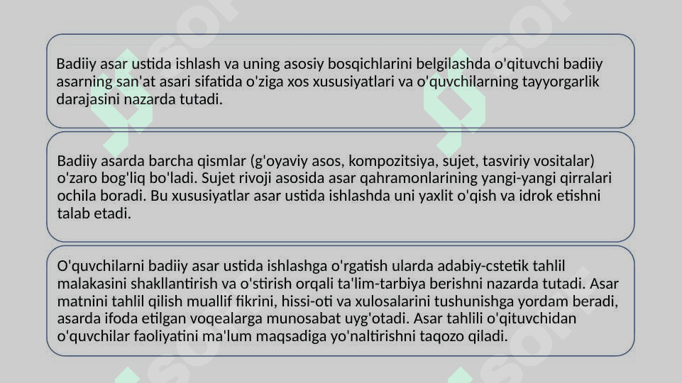 Boshlang`ich sinflarda badiiy asar ustida ishlash jarayoni 2