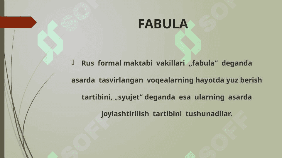 Mavzu:   Badiiy asar syujeti slayd 8