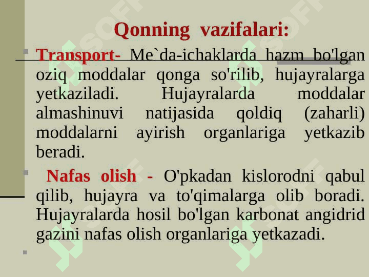 MAVZU: QON  TOMIR  VA  LIMFA  TIZIMI slayd 4