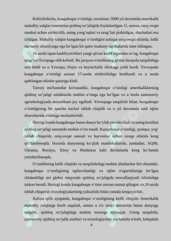 KUNGABOQAR O'SIMLIGINING BIO-EKOLOGIYASI 7