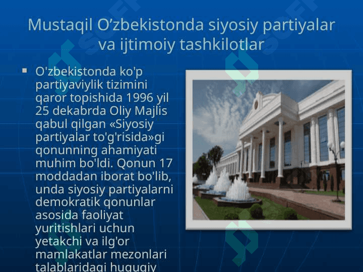 Òzbekiston Respublikasi konstitutsiyasining ishlab chiqilishi va qabul qilinishi.pptx 6