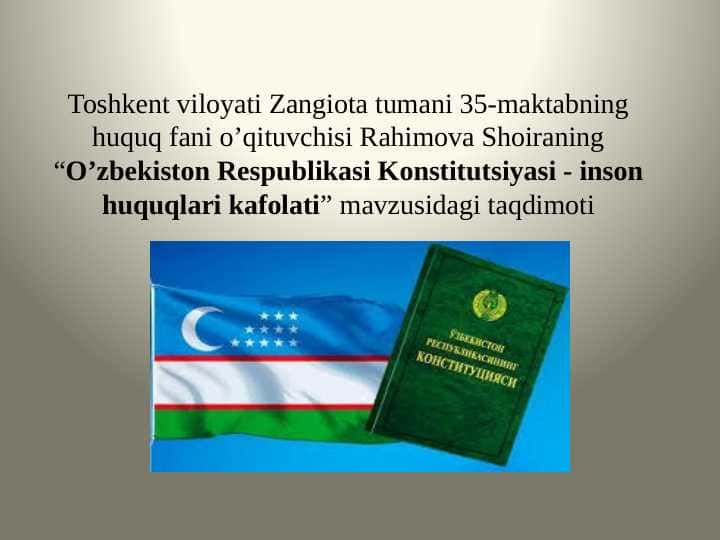Òzbekiston Respublikasi konstitutsiyasining ishlab chiqilishi va qabul qilinishi.pptx