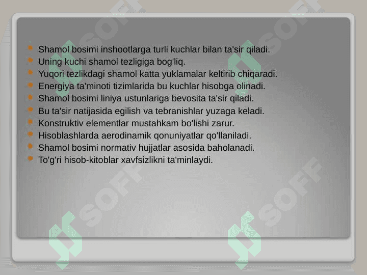 Shamol bosimidan kelib chiqadigan yuklamalar.pptx 6