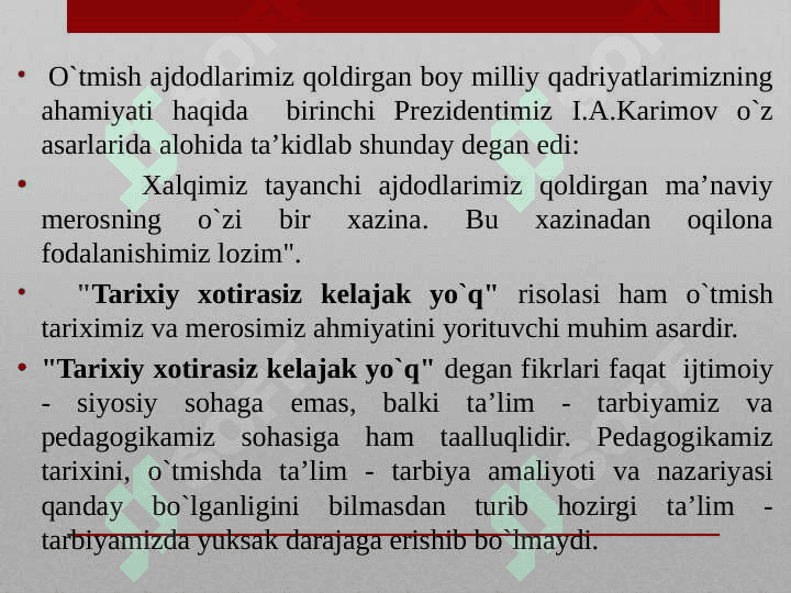 Pedagogika  tarixi fan sifatida. Ibtidoiy jamoada tarbiya. Eng qadimgi davrlardan VII asrgacha   ta’lim-tarbiya va pedagogik fikrlar 6