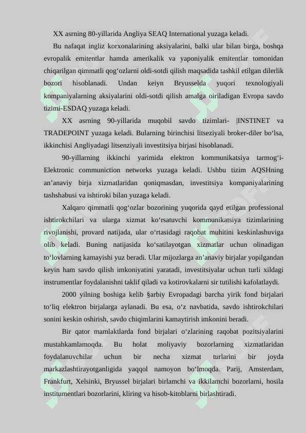 Tijorat banklarining qimmatli qog‘ozlar bilan operatsiyalari 7