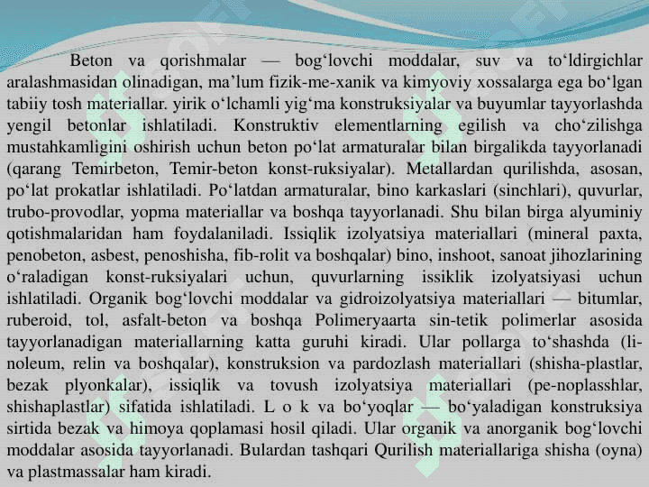 Qurilish materiallarining haqiqiy va oʻrtacha zichligini aniqlash 3
