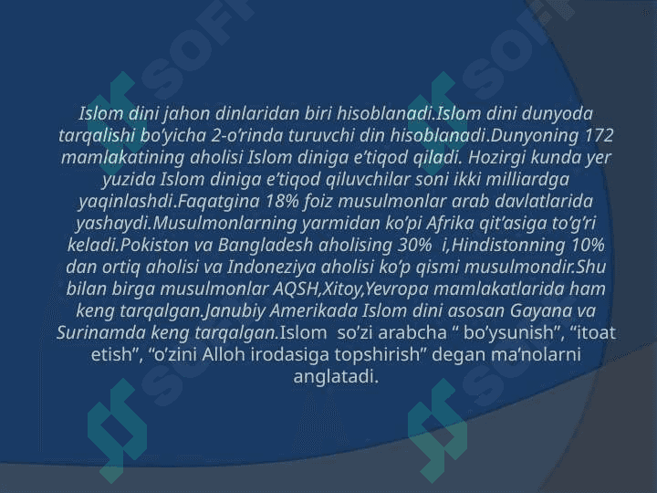 Islom ta'limoti asoslari 3