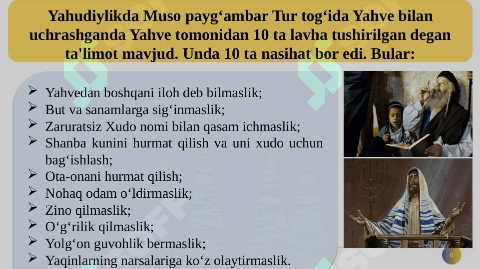 Dinning ibtidoiy shakllari. Milliy Dinlar 6