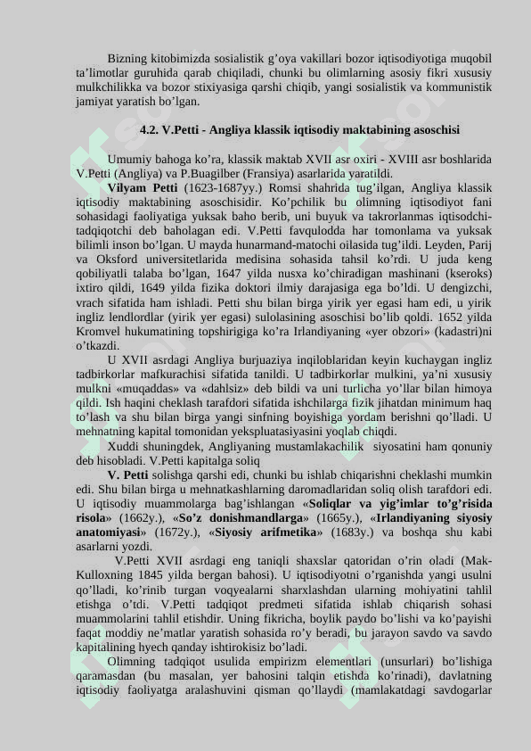 MAVZU.  ANGLIYA VA FRANSIYADA KLASSIK IQTISODIY   VUJUDGA KELISHI mustaqil ish 4
