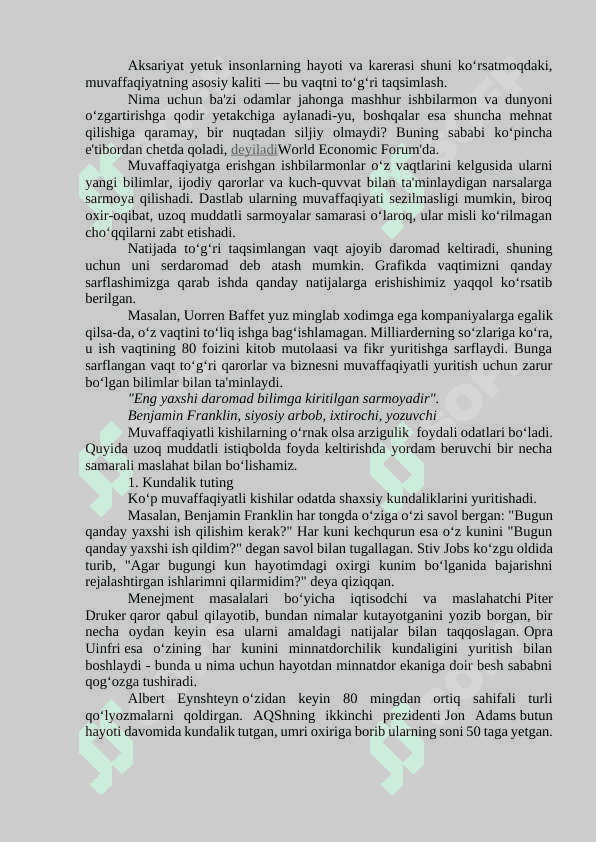 mavzu: Boshlang‘ich sinf o‘quvchilarida muvaffaqiyatga erishishga intilish motivini shaxsning ustuvor xususiyati sifatida. referat 2