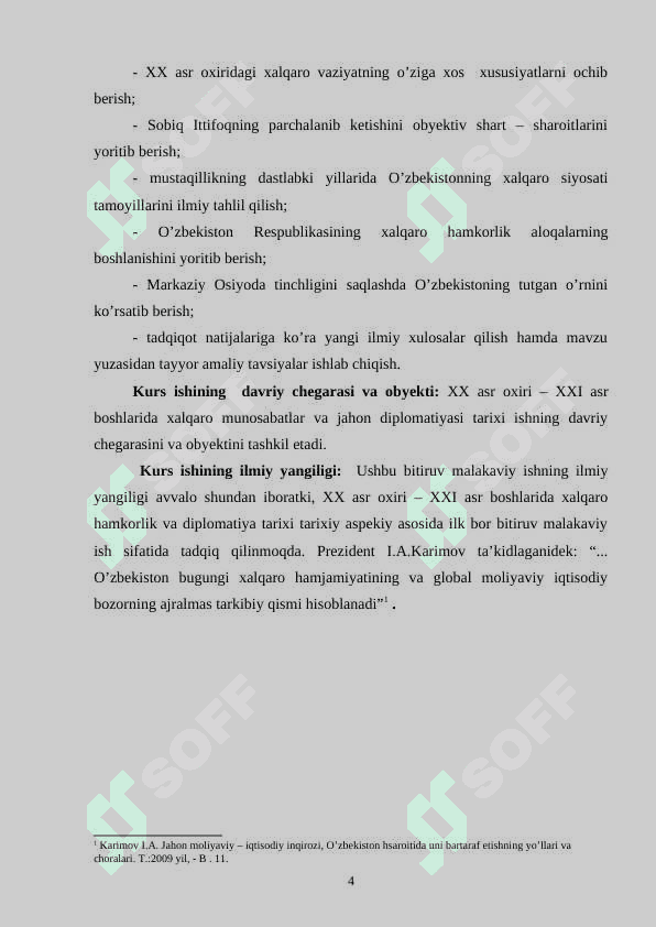 XX-XXI ASR BOSHLARIDA DUNYODA YUZ BERGAN O'ZGARISHLAR SHAROITIDA O'ZBEKISTON 3