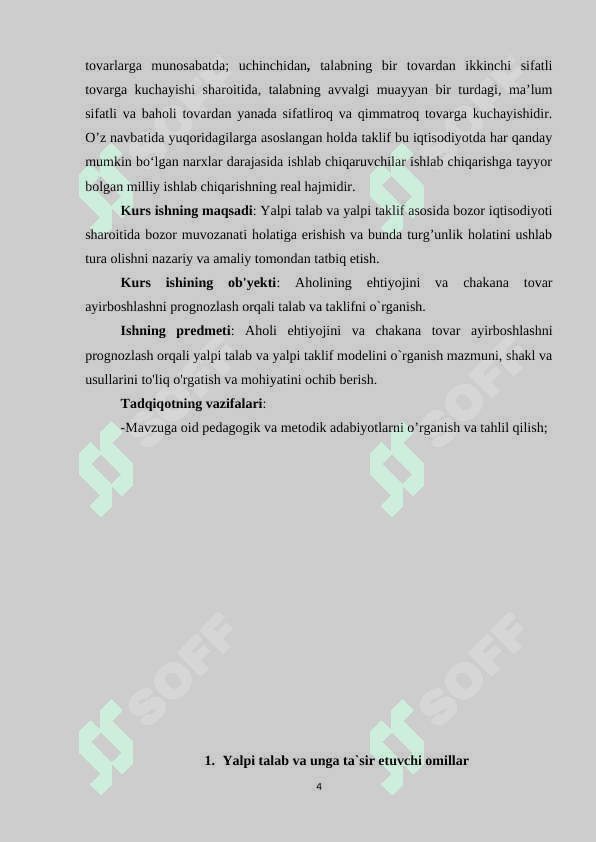 Yalpi talab - yalpi taklifning o'zgarishi va unga ta'sir etuvchi omillar 3