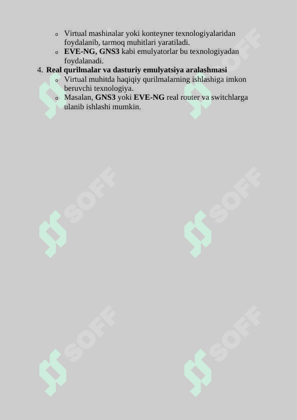 Mutaxassislik tanlov fani (Virtual tarmoq texnologiyalari) 6