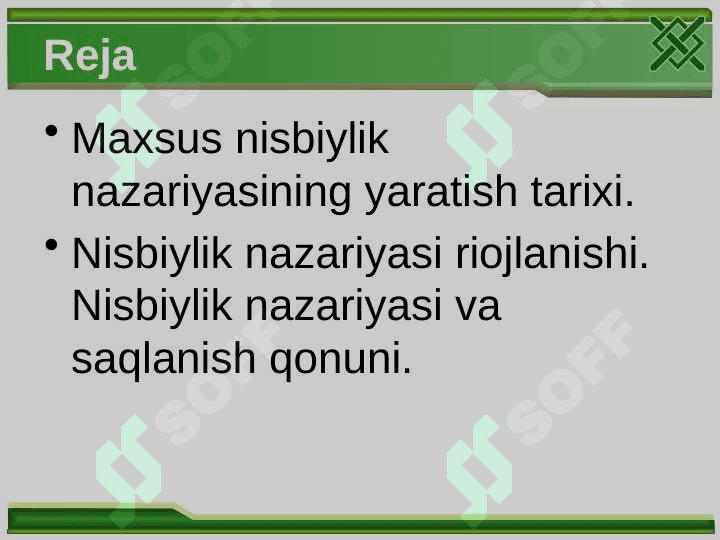 Eynshteynning  nisbiylik nazariyasi  tushunchalari 2