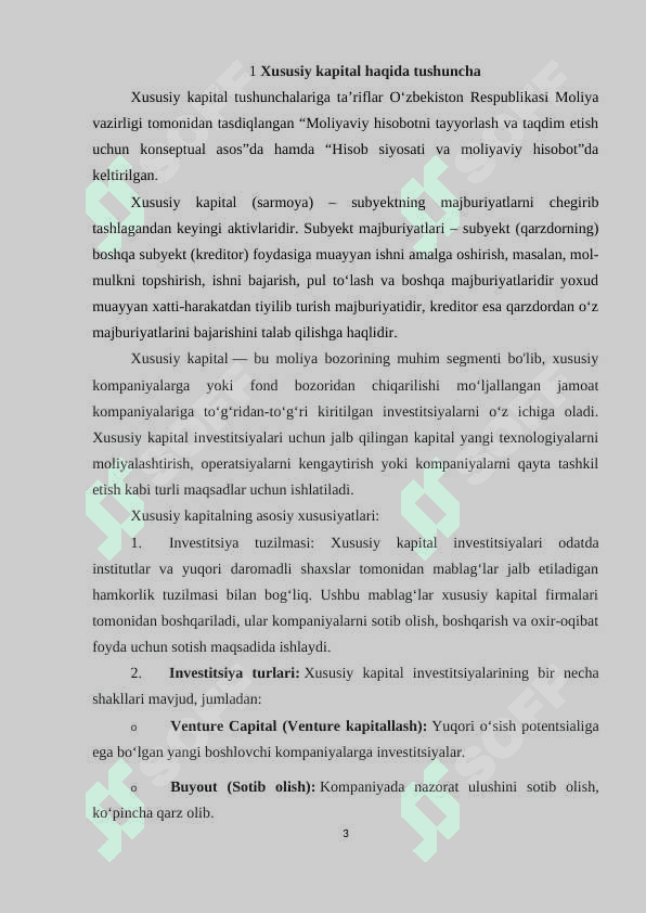 Xususiy kapital bozori 3