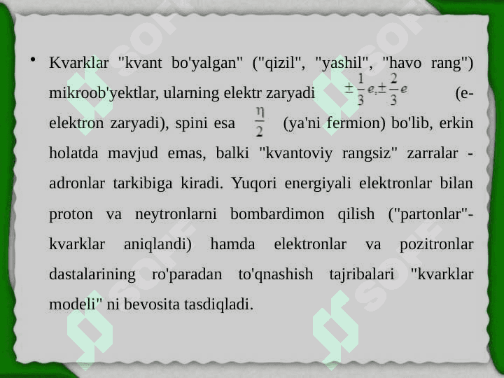 Olamning hozirgi zamon fizik tasavvuri 7