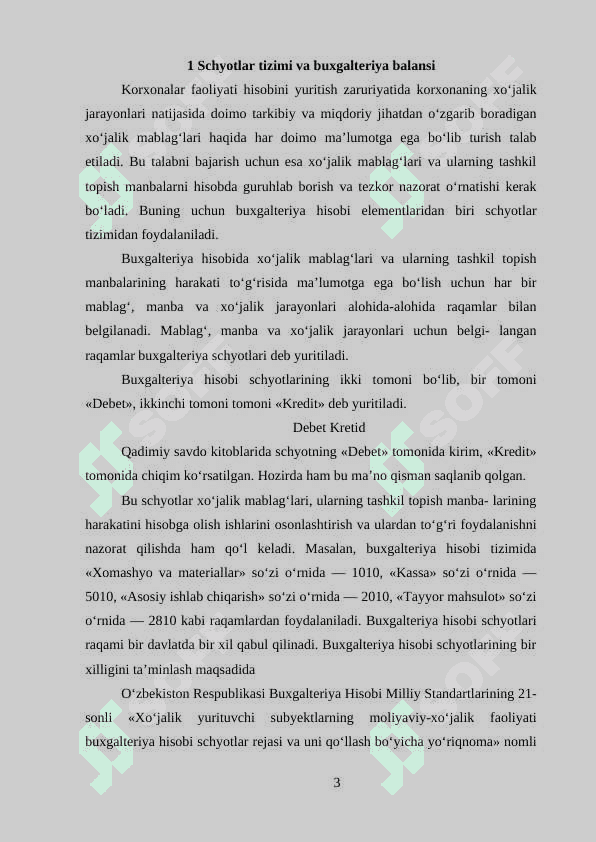 Schyotlar tizimi va balans o'rtasidagi o’zaro bog'liqlik 3