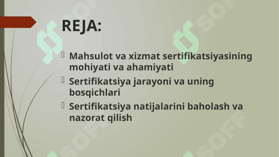 mahsulot, xizmat sertifikatsiyasini tashkil etish 2