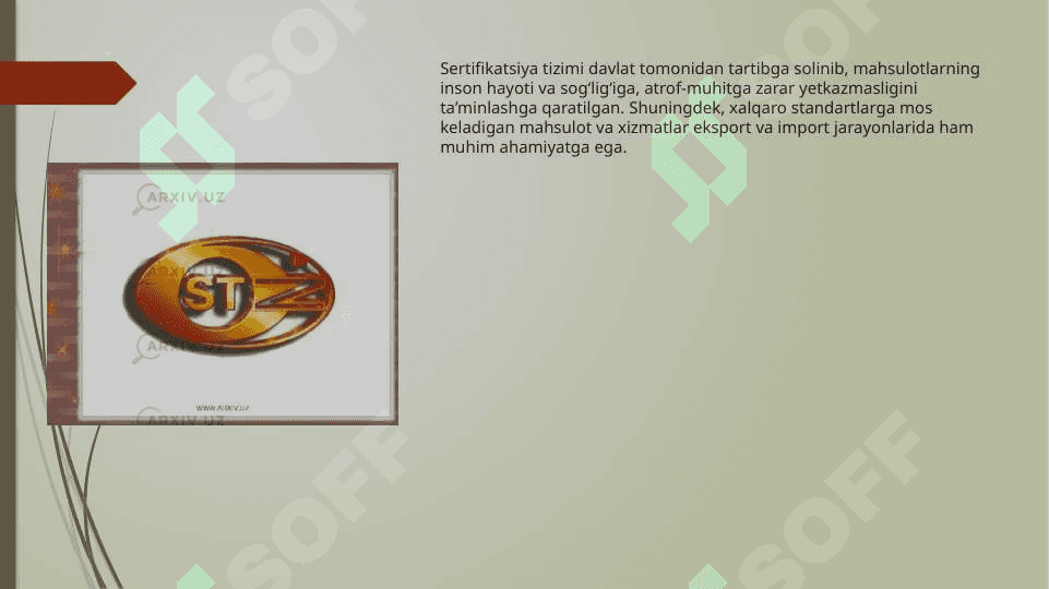 mahsulot, xizmat sertifikatsiyasini tashkil etish 4