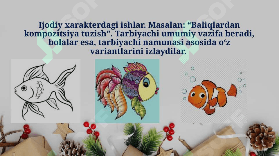 MTTDA TABIIY VA TASHLANDIQ MATERIALLARDAN TURLI O‘YINCHOQLAR YASASH. CHINNI XAMIR BILAN ISHLASH TEXNOLOGIYASI 5