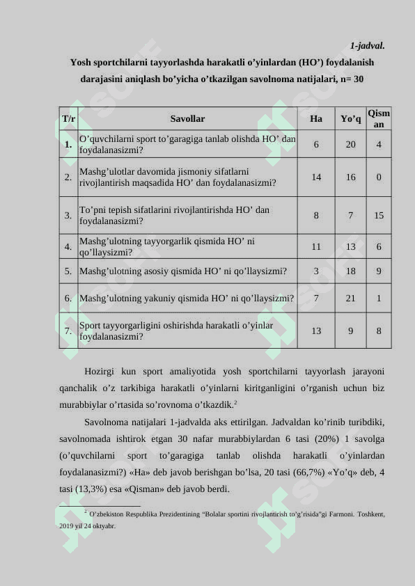 SPORT MAKTABLARIDA FUTBOLCHILARNING JISMONIY TAYYORGARLIGI UCHUN HARAKATLI O’YINLARNING AHAMIYATI 5