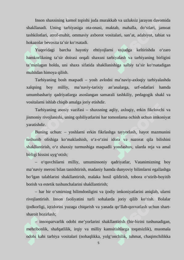 Sinfdan va maktabdan tashqari ishlarda tejamkorlik tarbiyasi 5