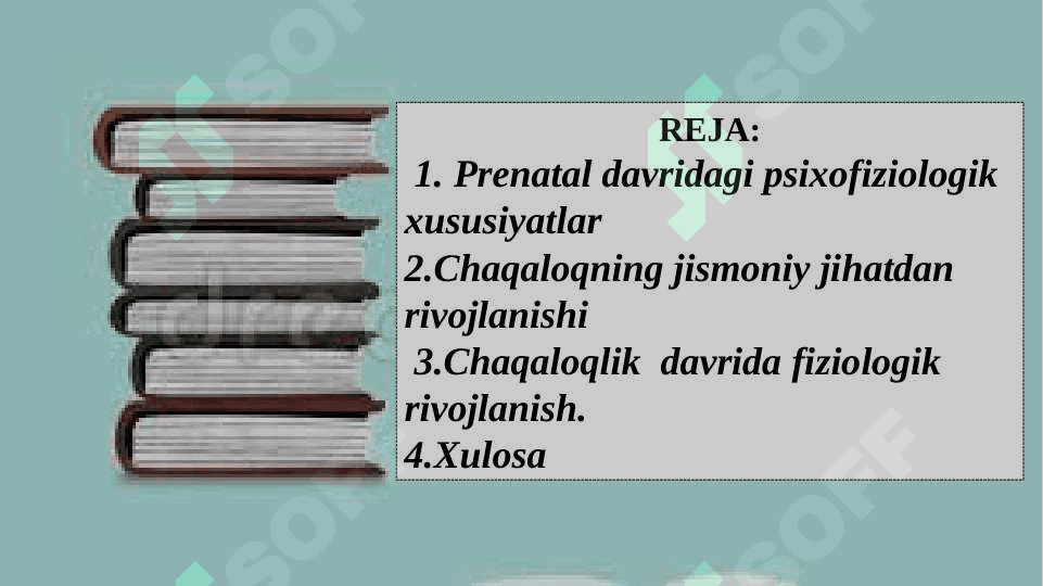 Chaqaloqlik davrining  psixologik xususiyatlari 2