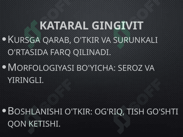 Gum va periodontal kasalliklar 8