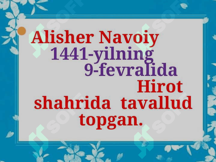 Alisher Navoiy Mahbub ul-qulub 4