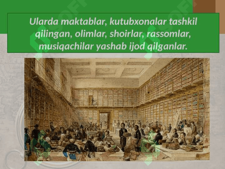 Osiyo davlatlarining órta asr shaxarlari 7- jahon 5