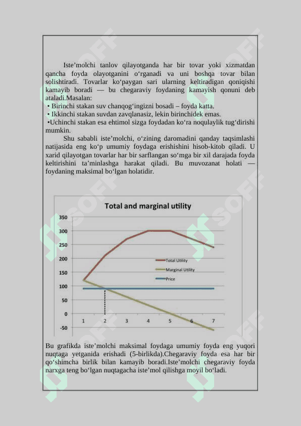 Iste’molchi xulqi nazariyasining asosiy holati. 7