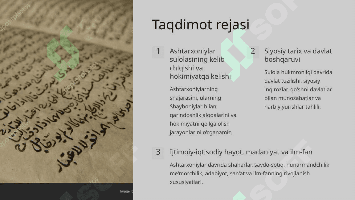 Ashtarxoniylar sulolasi O'zbekiston tarixidagi muhim davr 2