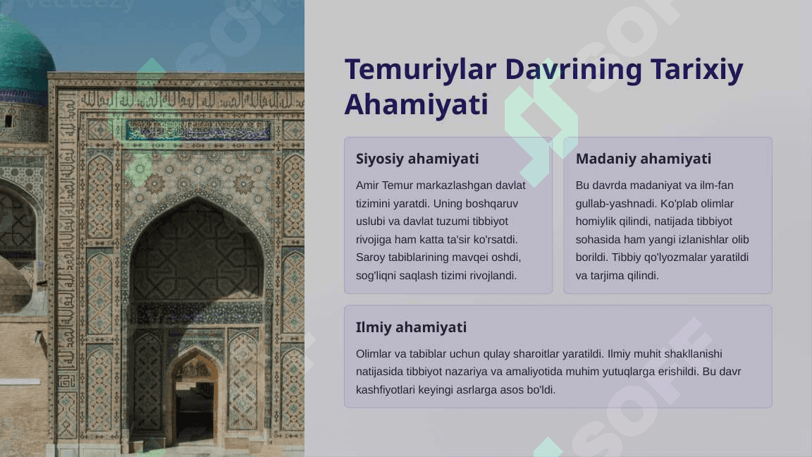 Buyuk Temuriylar Davridagi Tibbiyot 3